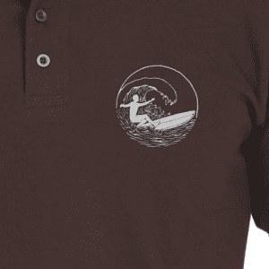 Surf Rider Embroidered Polo – Ride the Waves in Style