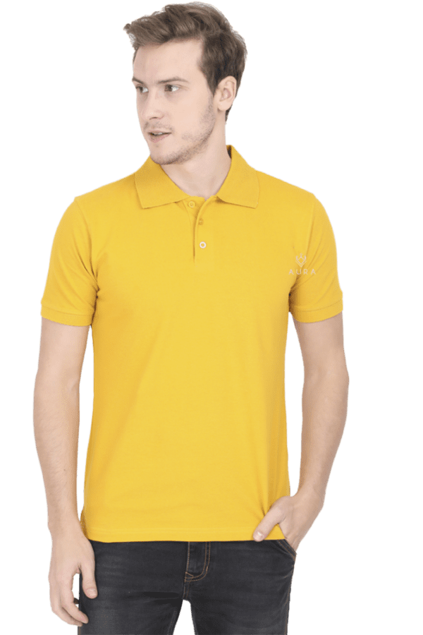 Aura Signature Unisex Polo – Premium & Classy Cotton Polo Shirt - Image 2