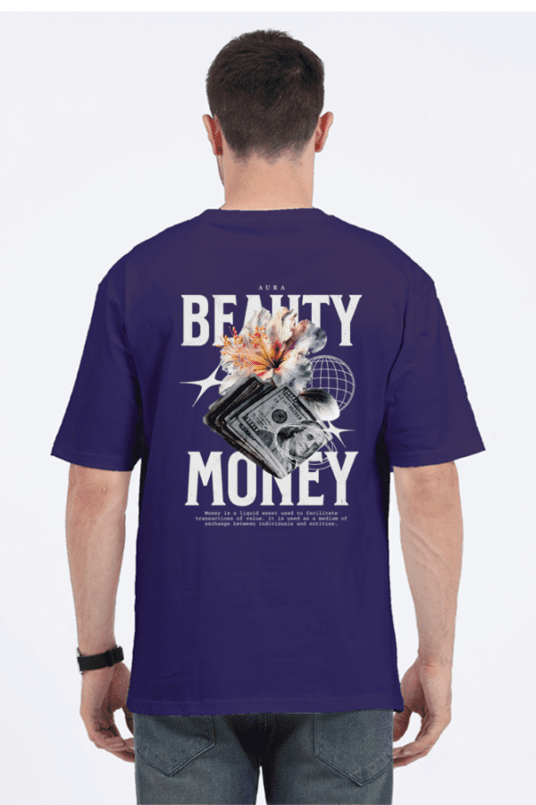 The Beauty of Money Unisex Oversized Classic T-Shirt – Luxury Meets Streetwear - Image 7