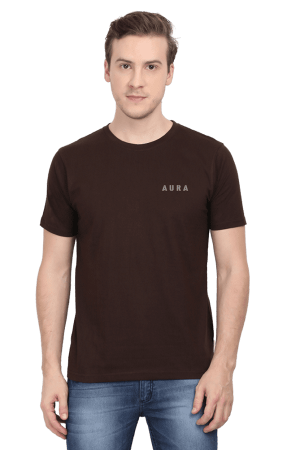 AURA Unisex Classic Crew T-Shirt – Timeless Elegance with a Classy Touch - Image 8