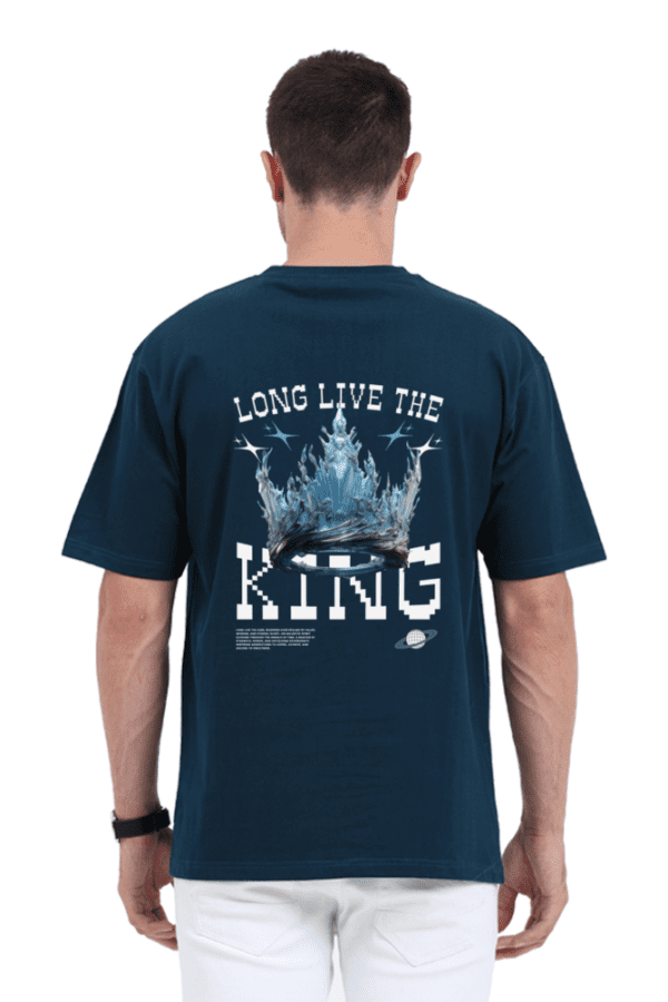 Long Live the King Unisex Oversized Classic T-Shirt – Royalty Meets Streetwear - Image 6