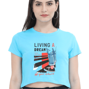 "Living a Dream" Crop Top – Wear Your Dreams with Confidence