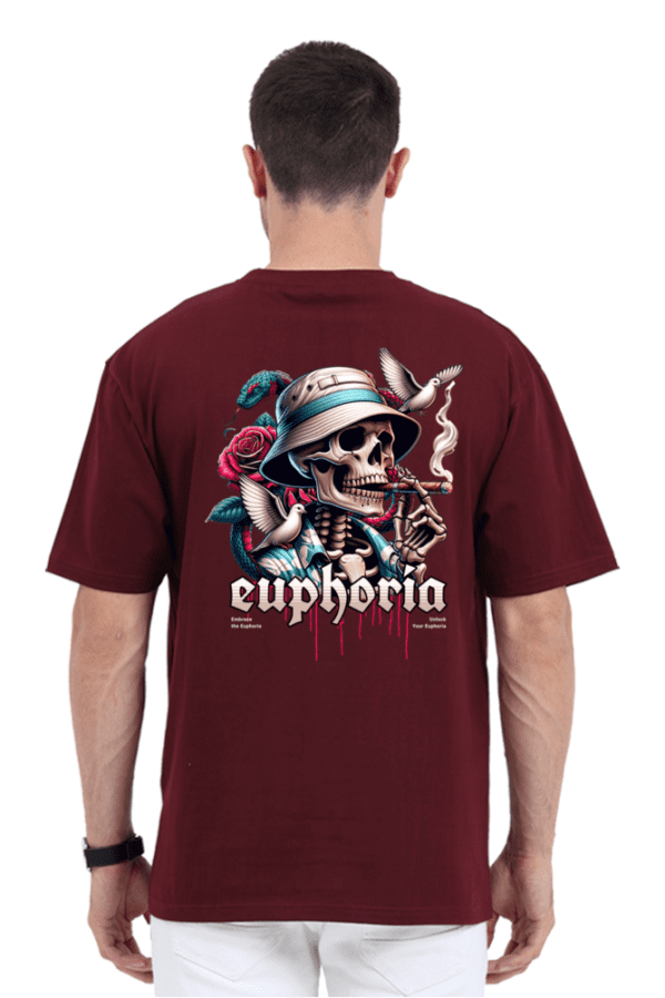 Never Say Die Oversized T-Shirt – Embrace the Euphoria of Fearless Living - Image 9