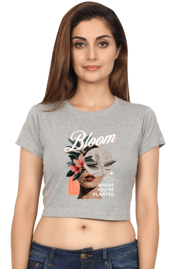"Bloom Radiance" Crop Top – Flourish with Confidence - Image 7