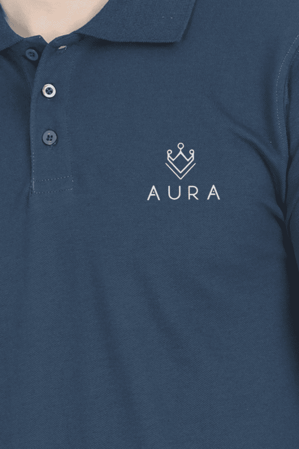 Aura Signature Unisex Polo – Premium & Classy Cotton Polo Shirt - Image 5