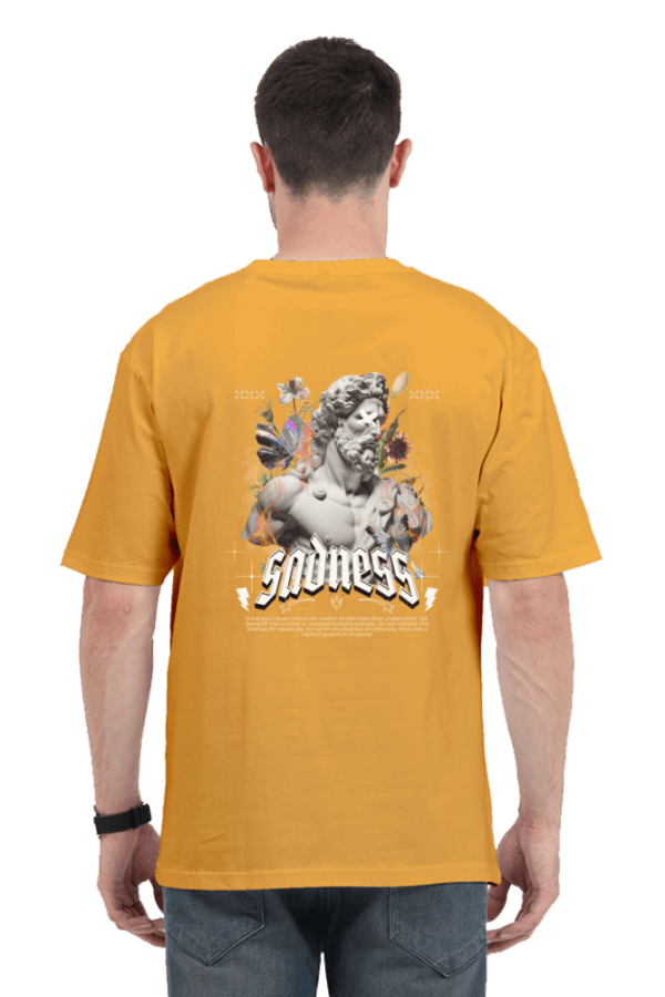 Sadness Unisex Oversized Classic T-Shirt – Aesthetic Expression of Emotions - Image 6
