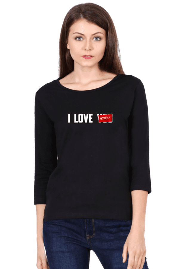 SELF-LOVE IN STYLE – I LOVE MYSELF LONG SLEEVE TEE - Image 5