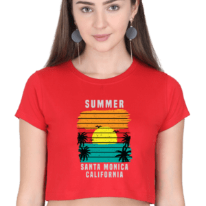 Summer Crop Top – Breathable Cotton Comfort for Effortless Style Aura