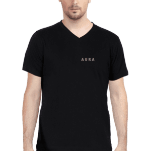 Aura Unisex V-Neck T-Shirt – Premium Comfort with a Classy Edge