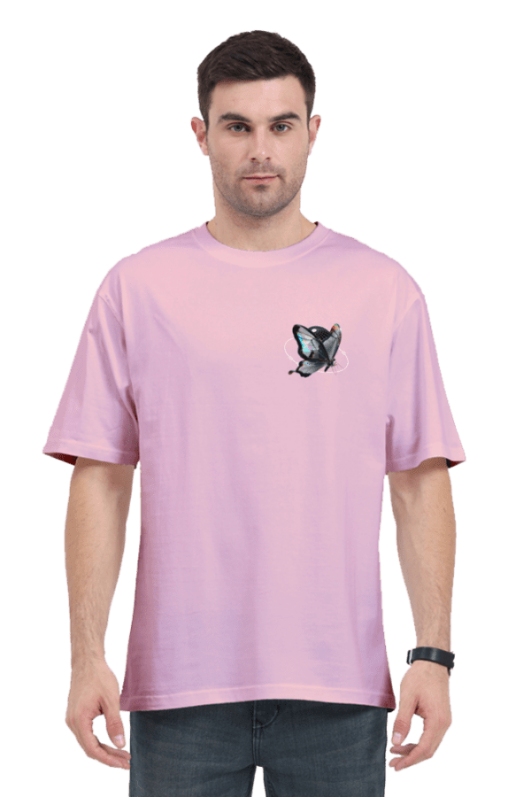 Chrome Butterfly Oversized T-Shirt – A Fusion of Elegance & Streetwear - Image 22
