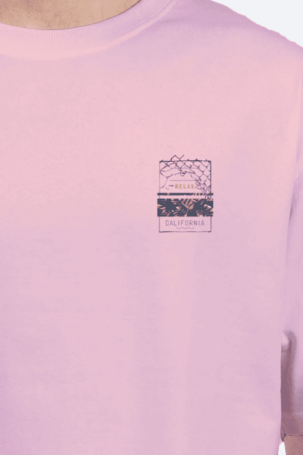 Relax California Oversized T-Shirt – Conflama World Floral Aesthetic - Image 11