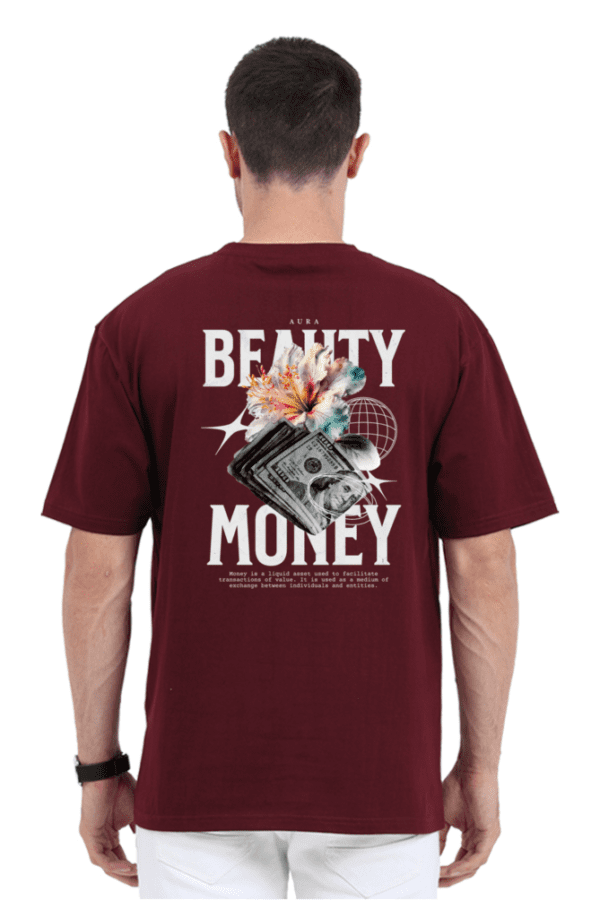 The Beauty of Money Unisex Oversized Classic T-Shirt – Luxury Meets Streetwear - Image 8