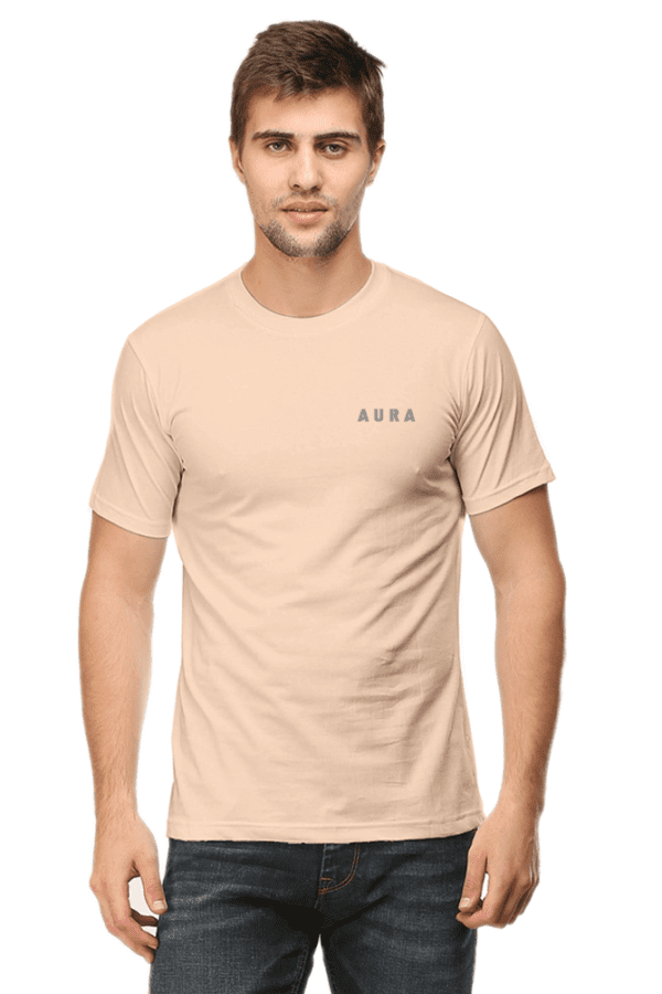 AURA Unisex Classic Crew T-Shirt – Timeless Elegance with a Classy Touch - Image 3