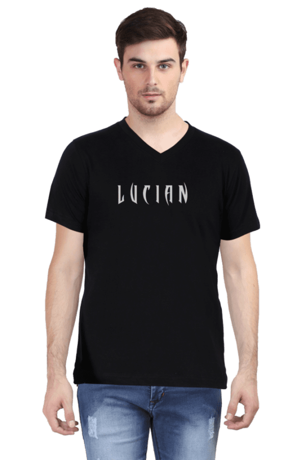 LUCIAN Print - V-Neck T-Shirt | Premium Cotton | Stylish & Comfortable