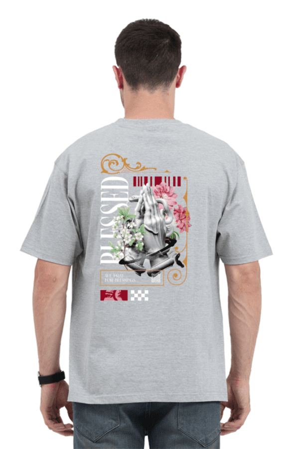 "Blessed Harmony" Oversized T-Shirt – Elevate Your Style with Grace - Image 12