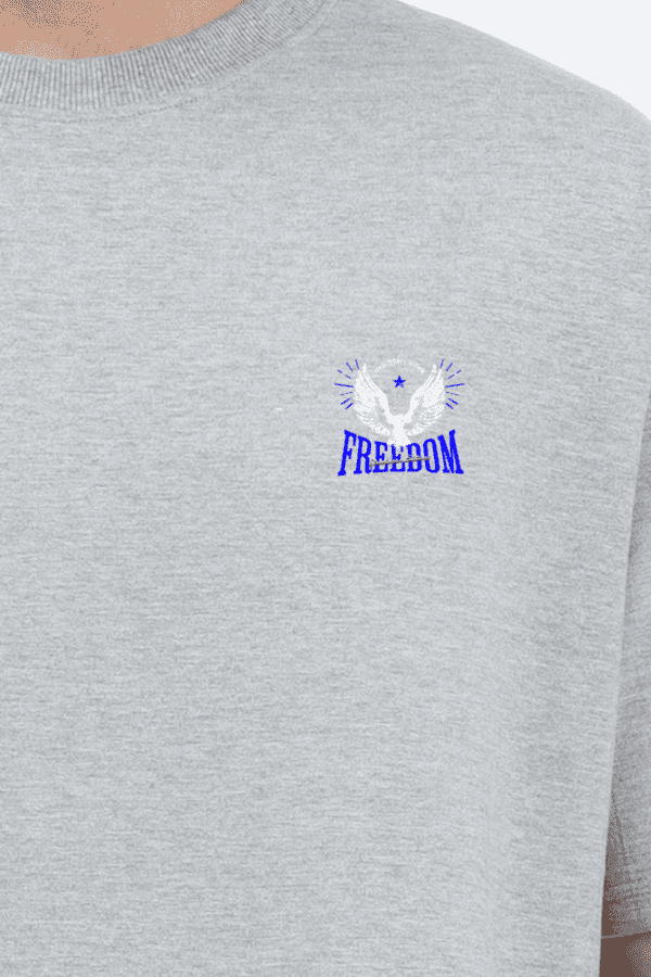 Freedom Wings Oversized Unisex T-Shirt – Aesthetic & Premium Streetwear - Image 11