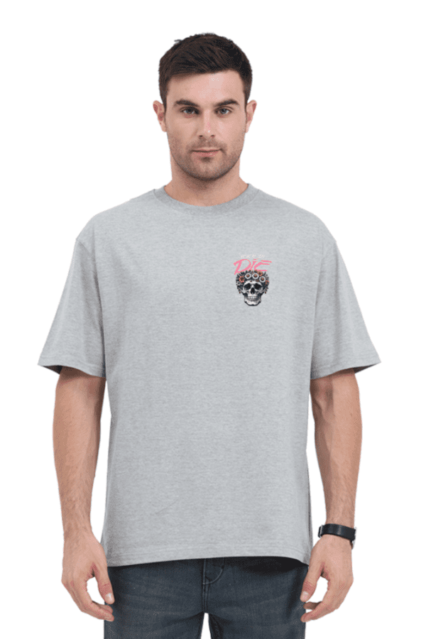 Never Say Die Oversized T-Shirt – Embrace the Euphoria of Fearless Living - Image 27