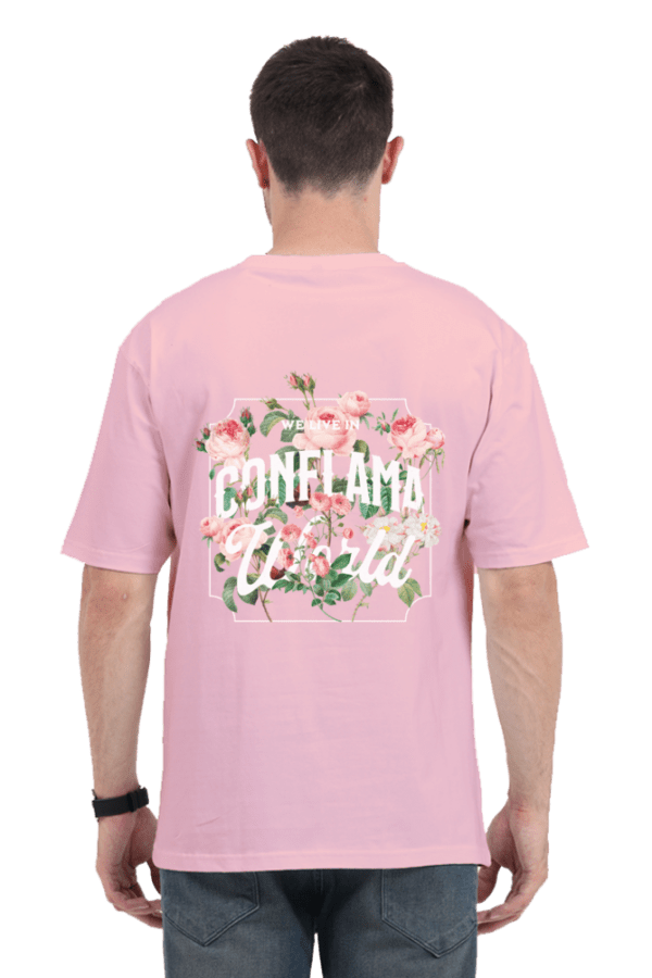 Relax California Oversized T-Shirt – Conflama World Floral Aesthetic - Image 3