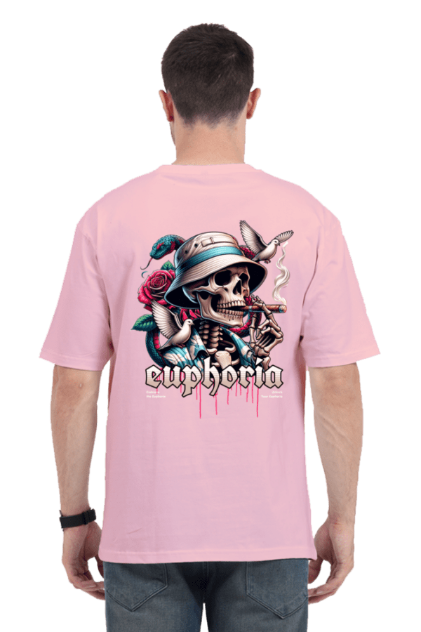 Never Say Die Oversized T-Shirt – Embrace the Euphoria of Fearless Living - Image 3