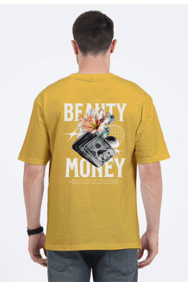 The Beauty of Money Unisex Oversized Classic T-Shirt – Luxury Meets Streetwear - Image 3