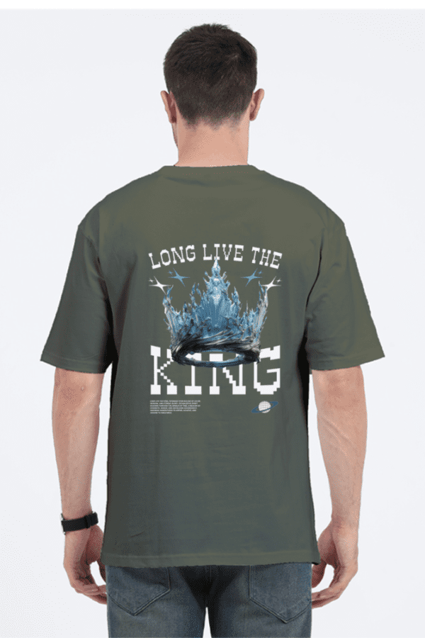 Long Live the King Unisex Oversized Classic T-Shirt – Royalty Meets Streetwear - Image 5