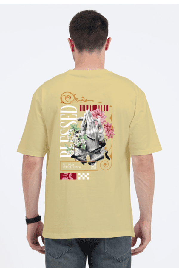 "Blessed Harmony" Oversized T-Shirt – Elevate Your Style with Grace - Image 11