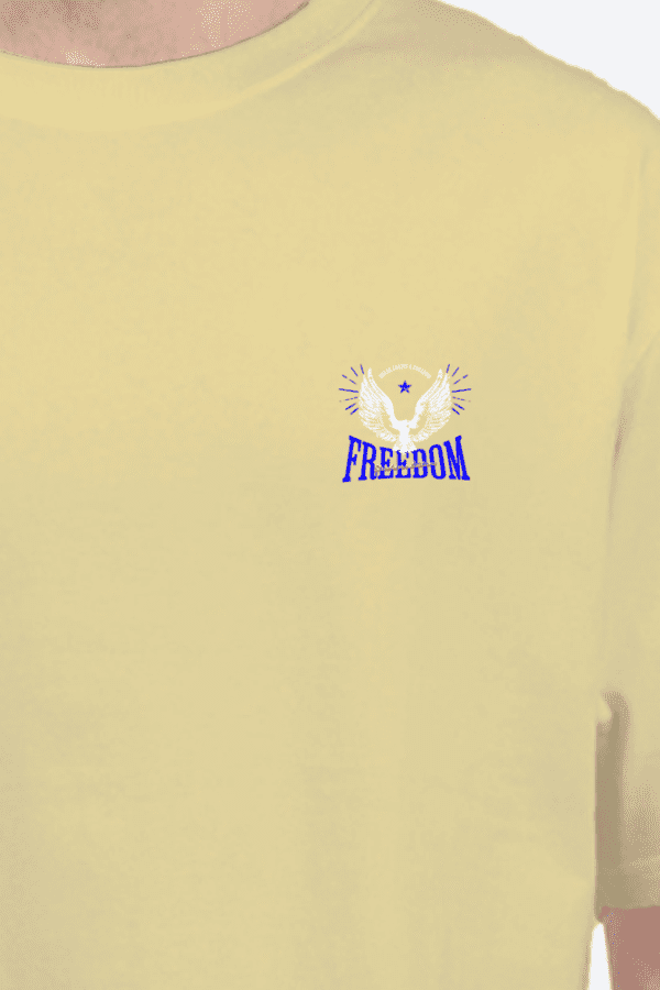 Freedom Wings Oversized Unisex T-Shirt – Aesthetic & Premium Streetwear - Image 9
