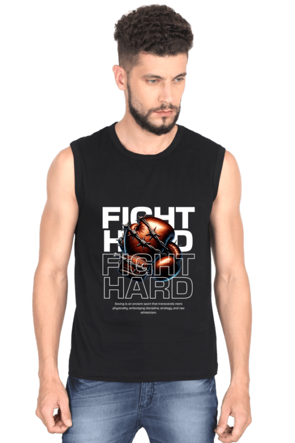 Fight Mode Sleeveless Tee – Power, Strength & Style - Image 4