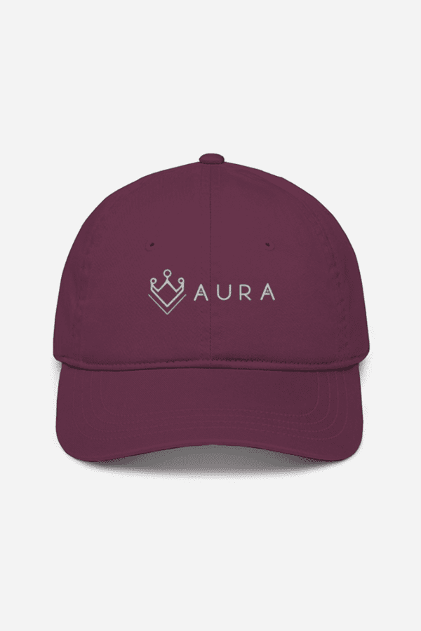 Elevate Your Vibe – The AURA Signature Embroidered Cap - Image 2