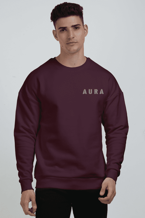 AURA SIGNATURE OVERSIZED SWEATSHIRT – ELEVATE YOUR STREET STYLE - Image 6