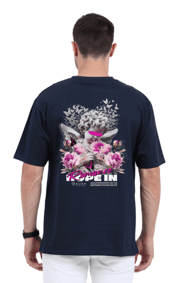 Hope in Romance Oversized Unisex T-Shirt – Wild Elegance & Timeless Love - Image 4