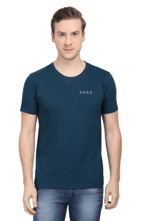AURA Unisex Classic Crew T-Shirt – Timeless Elegance with a Classy Touch - Image 7