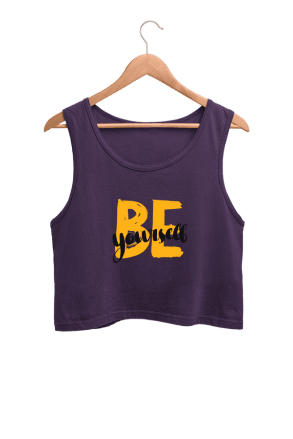 Be Yourself Tank Top – Premium Cotton Comfort with a Bold Statement - Image 2