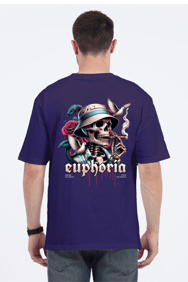 Never Say Die Oversized T-Shirt – Embrace the Euphoria of Fearless Living - Image 8
