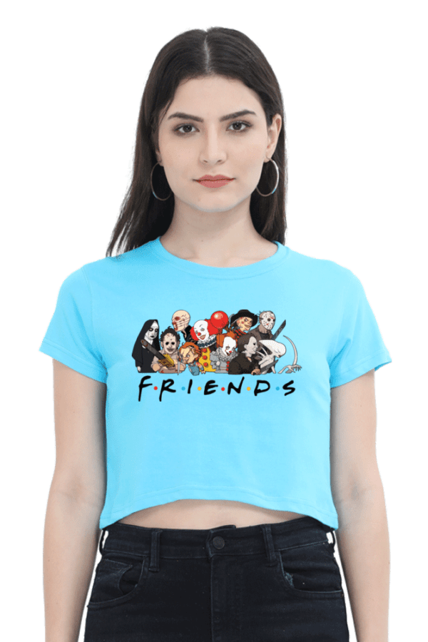"Friends & Fools" Joker-Inspired Crop Top – Bold, Playful, Unforgettable - Image 6