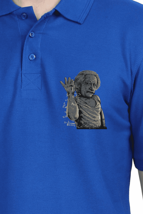 Einstein Embroidered Polo – Smart Style Meets Timeless Elegance - Image 13