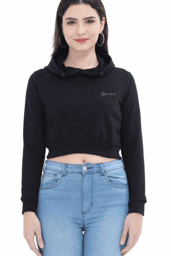 AURA CROPPED HOODIE – ELEVATE YOUR STREET STYLE