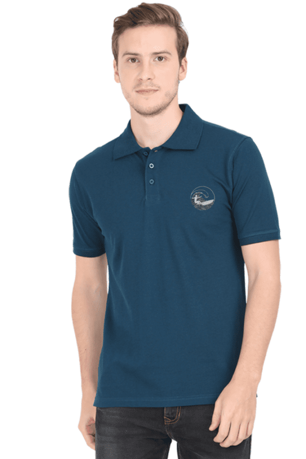Surf Rider Embroidered Polo – Ride the Waves in Style - Image 6