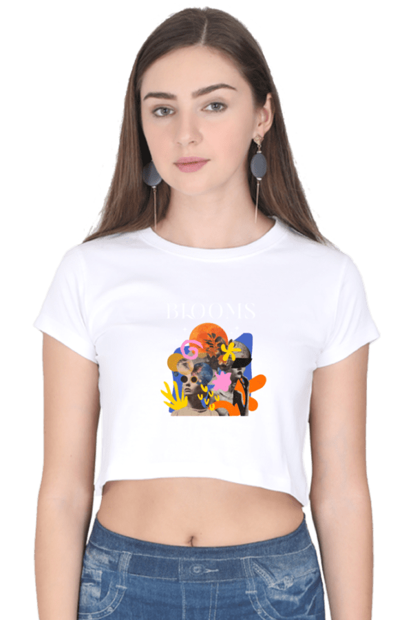 Aura "Bloom with Grace" Crop Top – Fresh, Feminine, and Fearless - Image 10