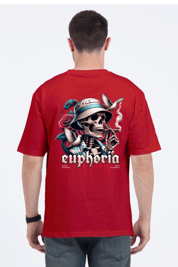Never Say Die Oversized T-Shirt – Embrace the Euphoria of Fearless Living - Image 10