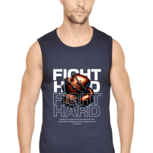 Fight Mode Sleeveless Tee – Power, Strength & Style