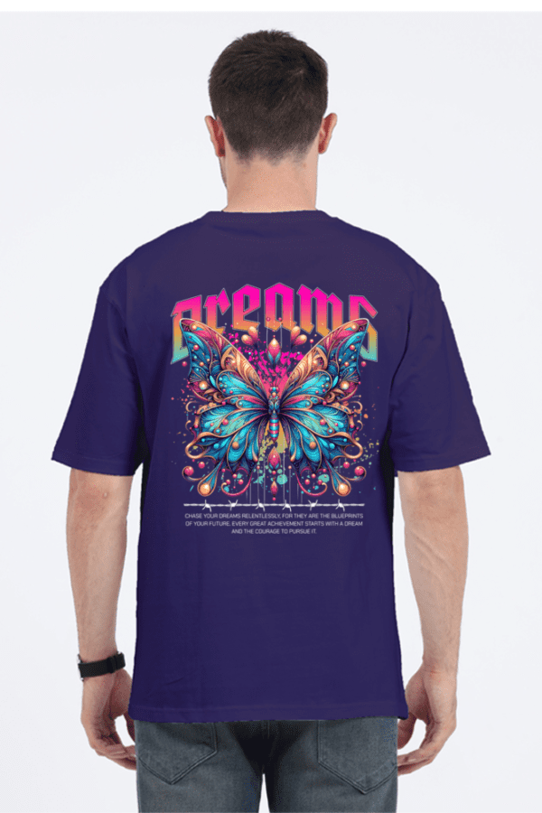 Chrome Butterfly Oversized T-Shirt – A Fusion of Elegance & Streetwear - Image 7