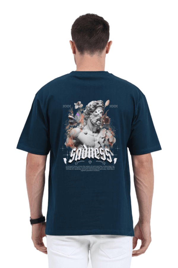 Sadness Unisex Oversized Classic T-Shirt – Aesthetic Expression of Emotions - Image 5
