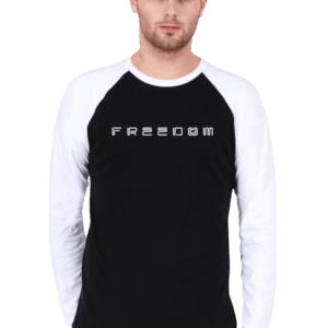 Freedom Statement Design - Raglan T-Shirt | Premium Cotton | Stylish & Comfortable