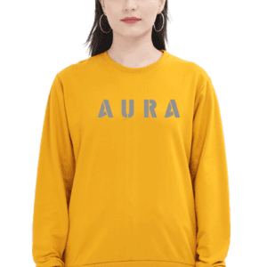 AURA Puff Grey Sweatshirt – Bold, Classy & Timeless