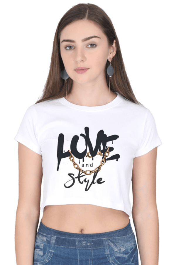 "Love & Style" Crop Top – Wear Your Passion with Confidence - Image 9