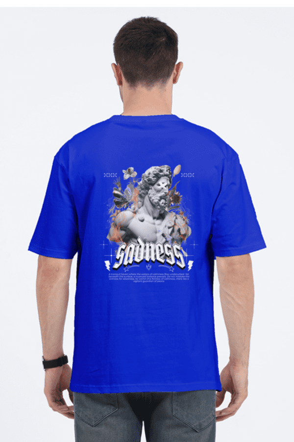 Sadness Unisex Oversized Classic T-Shirt – Aesthetic Expression of Emotions - Image 10