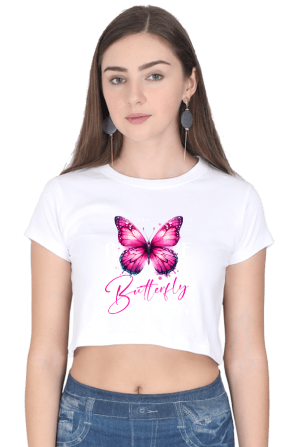 Become Butterfly Crop Top – Premium Cotton Comfort & Style - Image 10