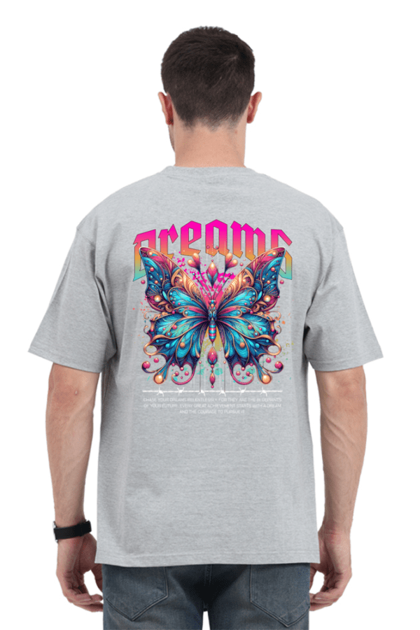 Chrome Butterfly Oversized T-Shirt – A Fusion of Elegance & Streetwear - Image 12