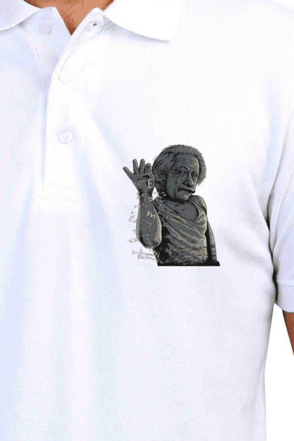 Einstein Embroidered Polo – Smart Style Meets Timeless Elegance - Image 21